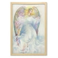 thumbnail image 1 of Angel Wings Wall Art with Frame, Renaissance Angelic Woman Beauty Baroque Rococo Pattern, Printed Fabric Poster for Bathroom Living Room Dorms, 23" x 35", Multicolor, by Ambesonne, 1 of 2