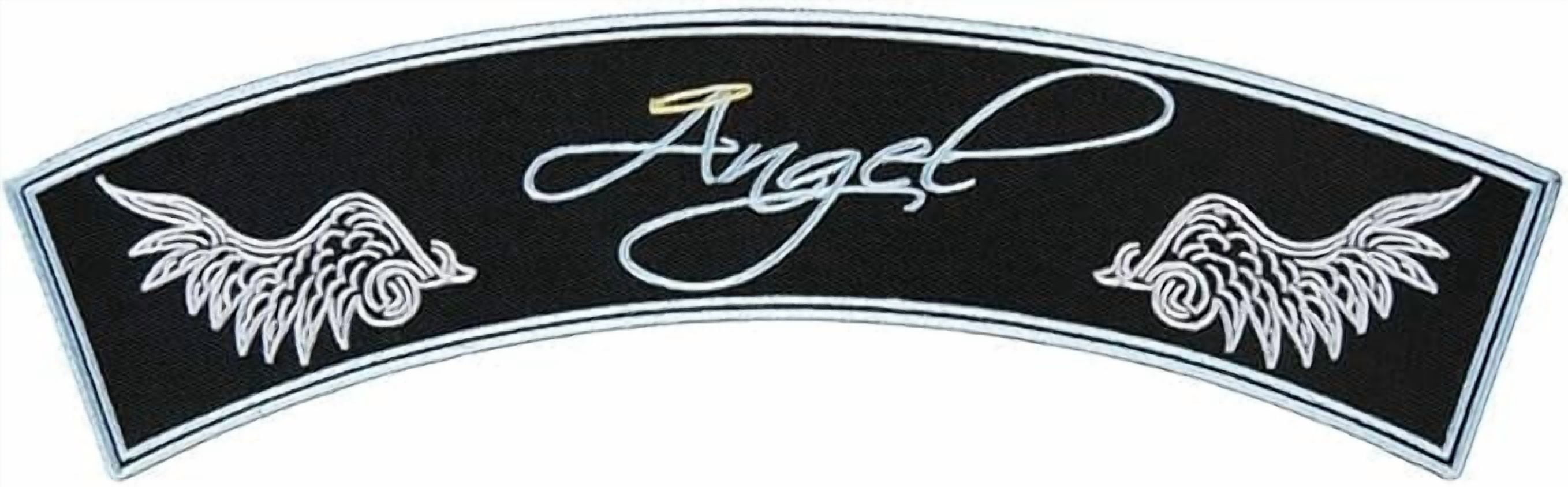 Angel With Wings & Halo Rocker Patch, Ladies Rocker Patches - Walmart.com