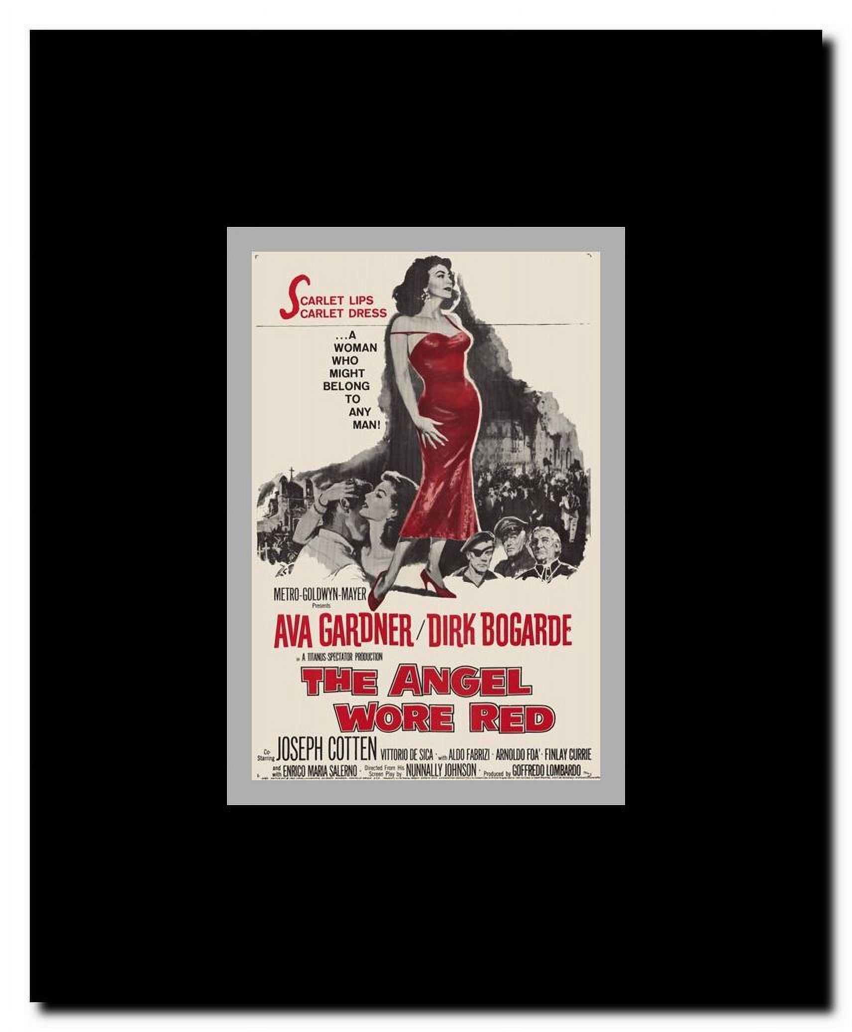 Angel Wore Red Framed Movie Poster