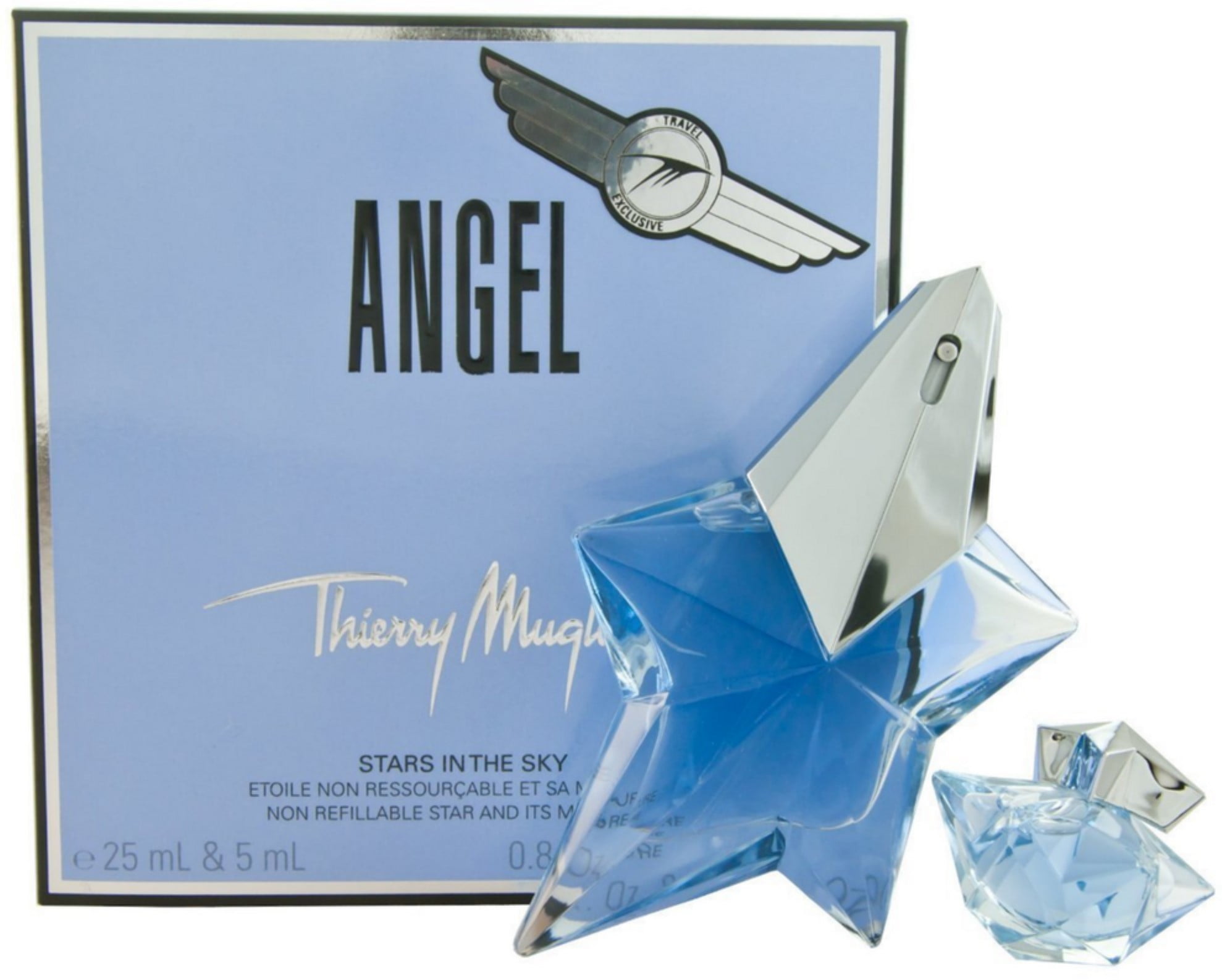 Mugler Angel Eau de Parfum Travel Refillable Purse Spray - 0.3oz