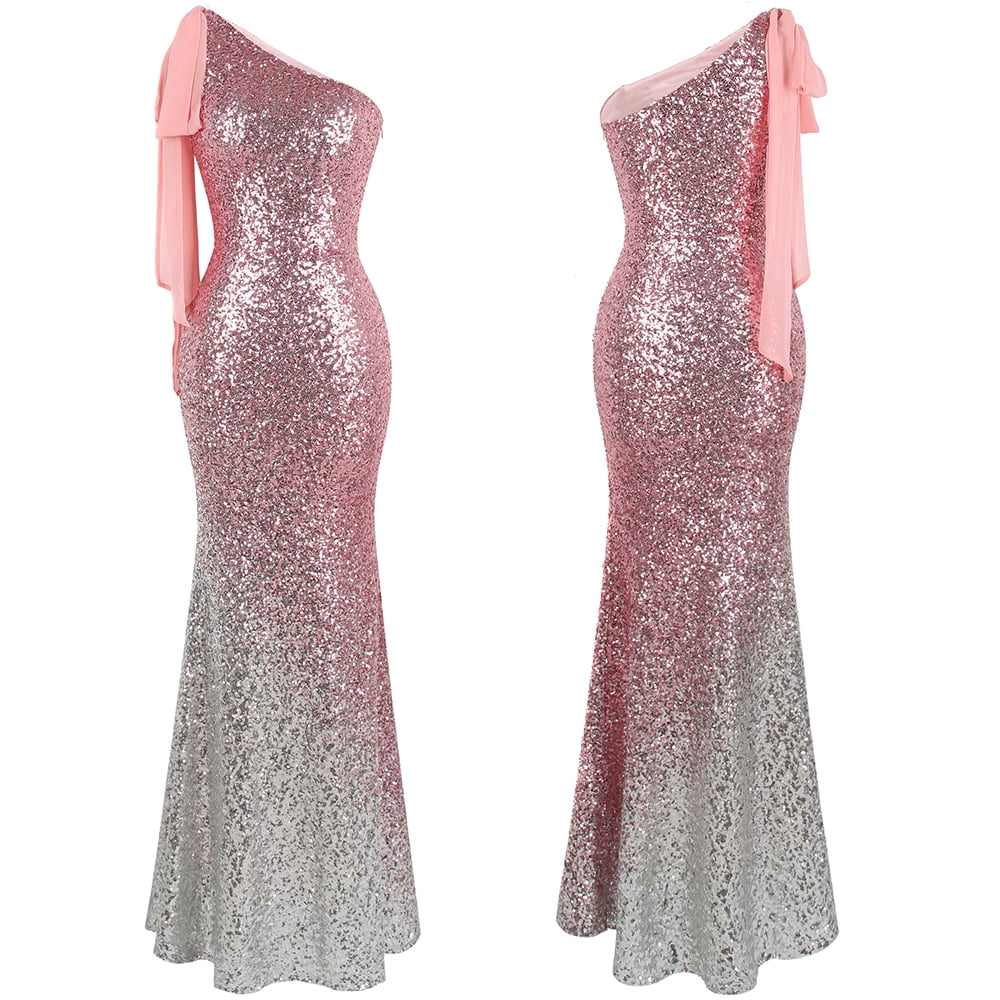 slim fit dress slacks Lilac Mermaid Glitter Spaghetti Straps Long Prom Dress with Slit US6 / Custom Color main image 1
