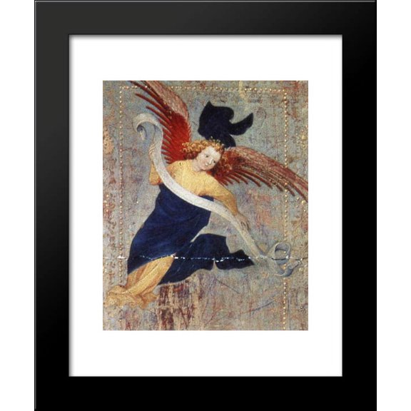 Angel (from Altar of Philip the Bold) 20x24 Framed Art Print by Melchior Broederlam