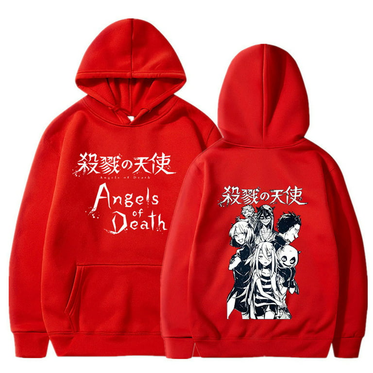 Angel of Death Hoodie Japanese Anime Sweatshirt Unisex Long Sleeve Cosplay  Pullover 
