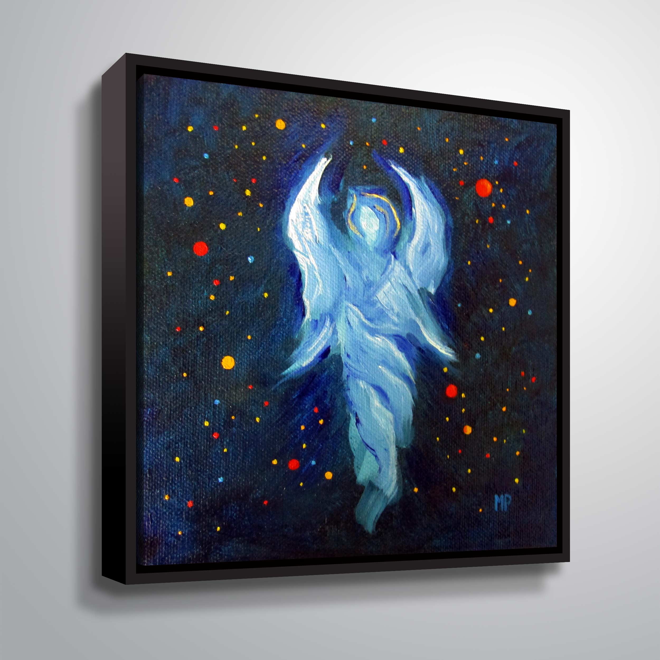 Angel of Grace Gallery Wrapped Floater-framed Canvas by Marina Petro