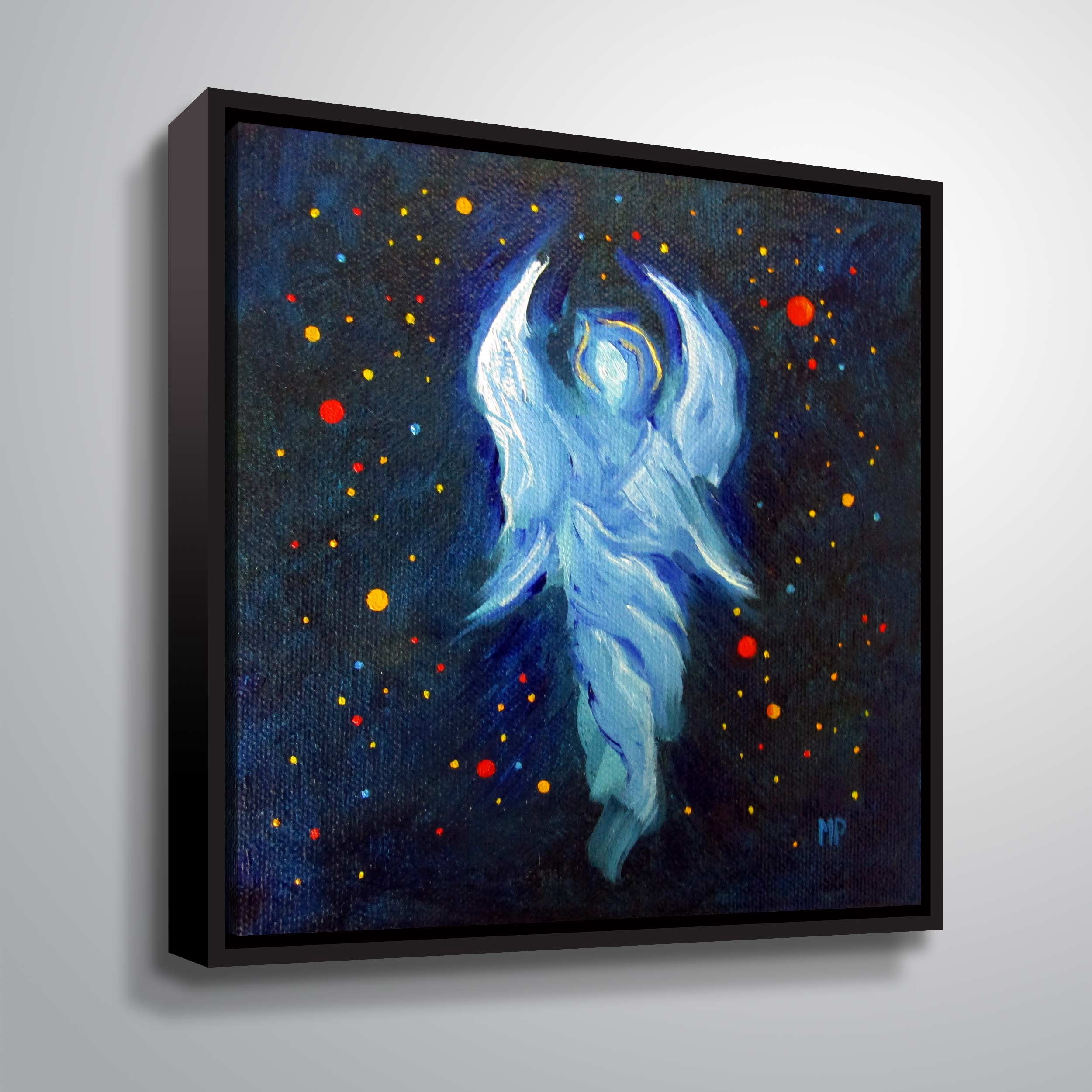 Angel of Grace Gallery Wrapped Floater-framed Canvas