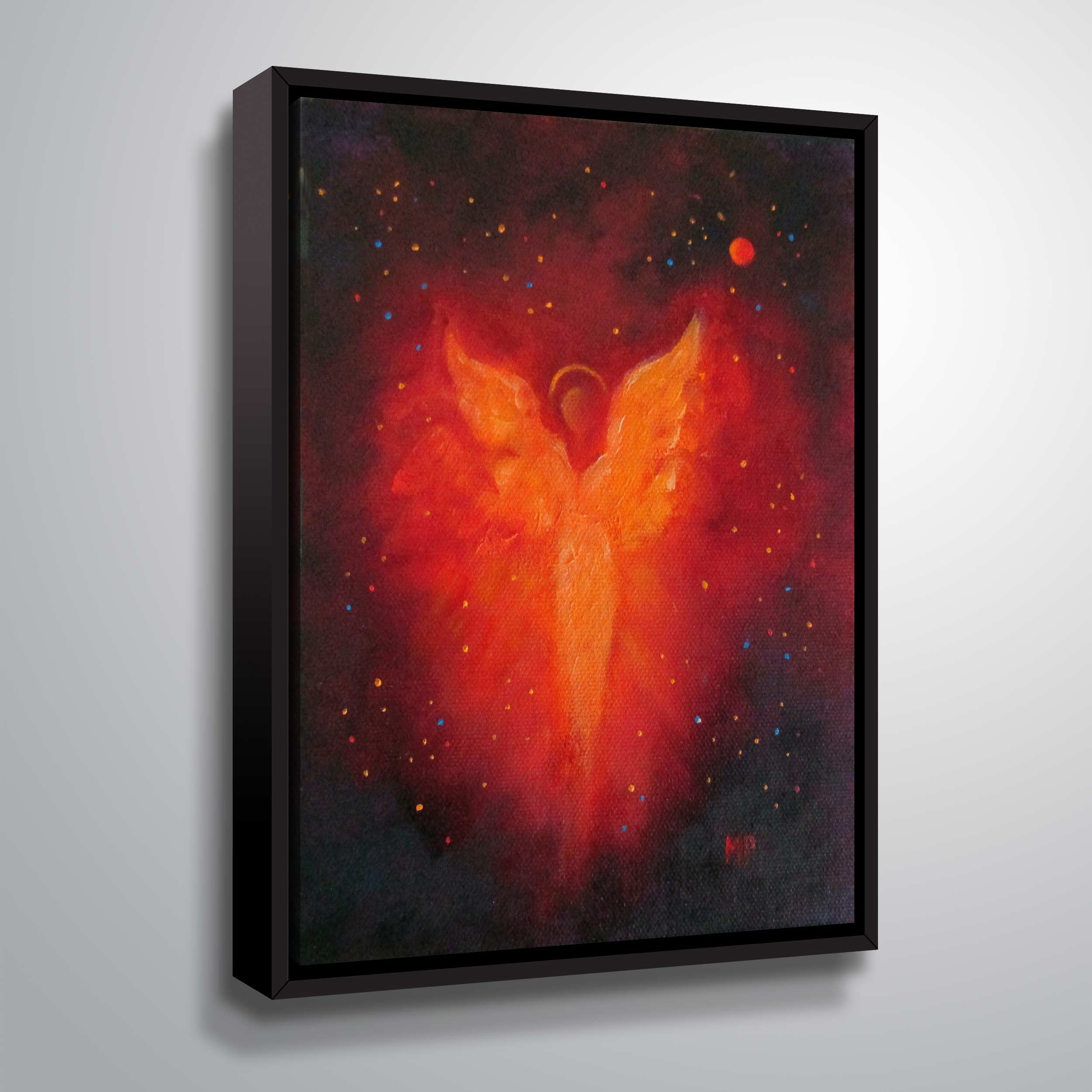 Angel of Love Gallery Wrapped Floater-framed Canvas by Marina Petro