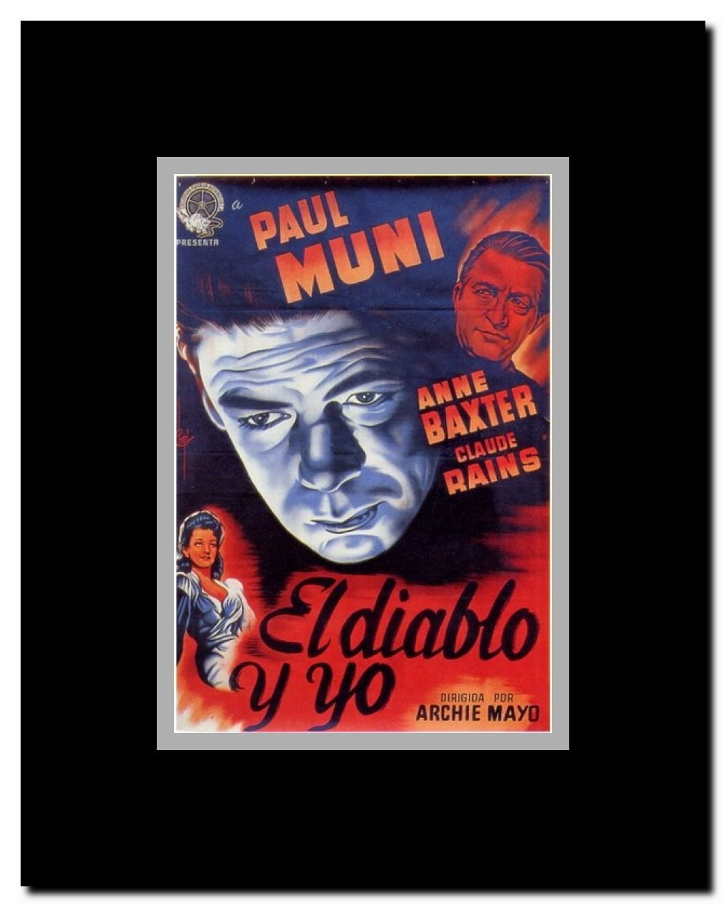 Angel on My Shoulder Framed Movie Poster