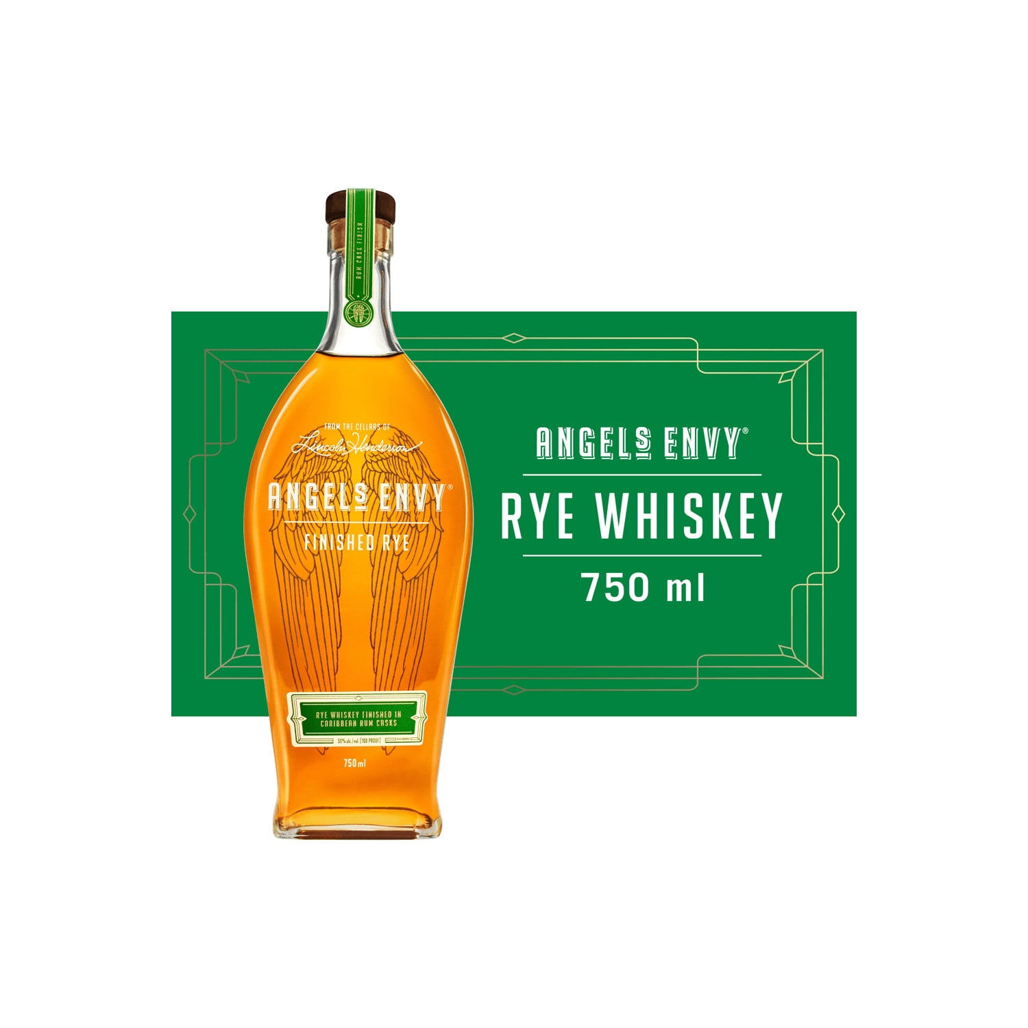 ANGELS ENVY FINISHED RYE エンジェルズエンヴィ ライ ANGEL'S ENVY, Finished Rye Whiskey, 750 mL Bottle, ABV 50