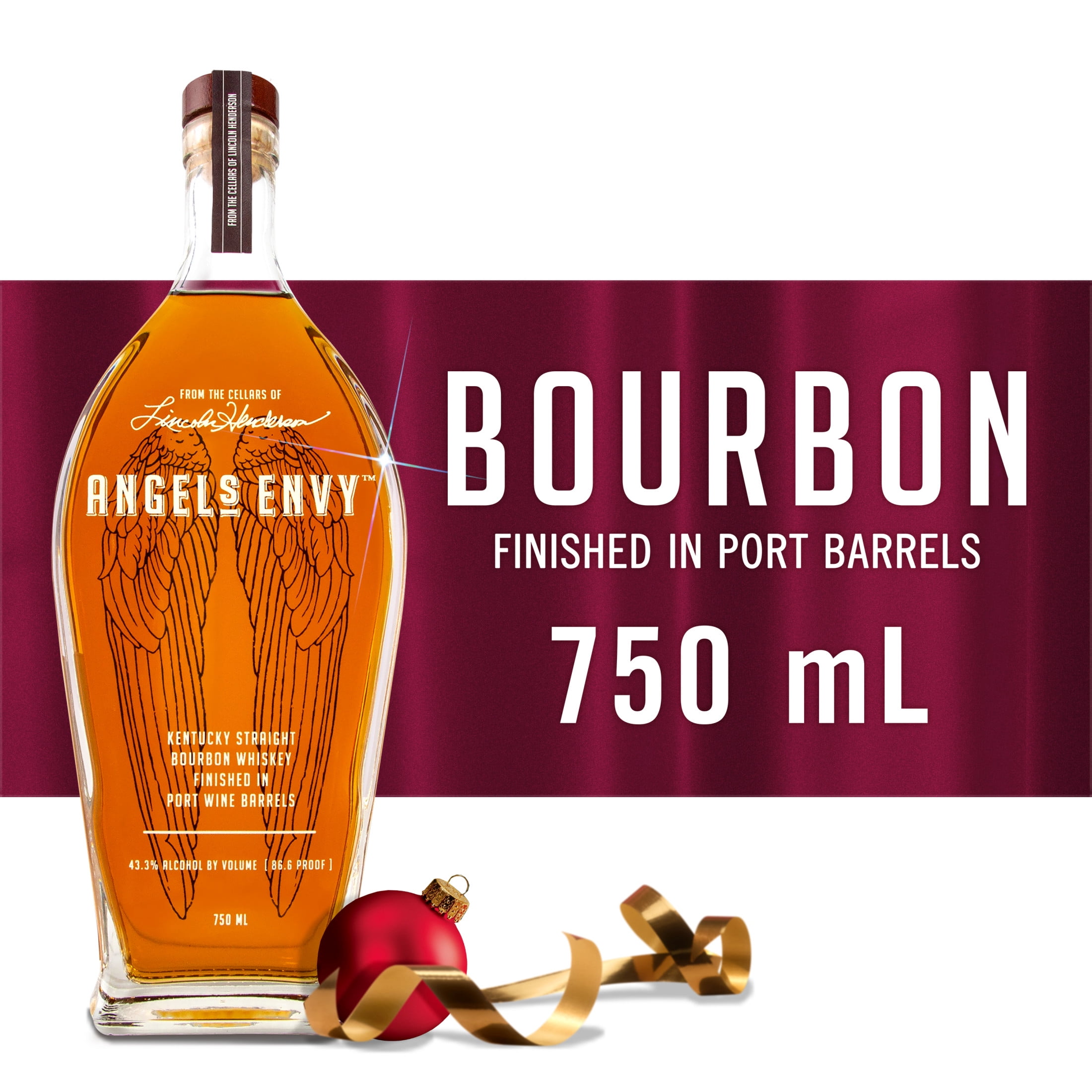 Angel's Envy Kentucky Straight Bourbon Whiskey, 750 mL Bottle, ABV