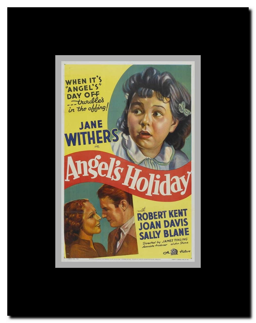 Angel's Holiday Framed Movie Poster