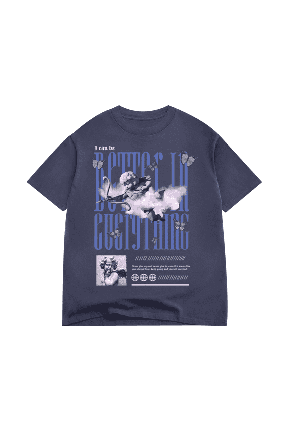 T Shirts Crew Neck Nature & Floral Relaxed Fit, T-Shirts (Men's)