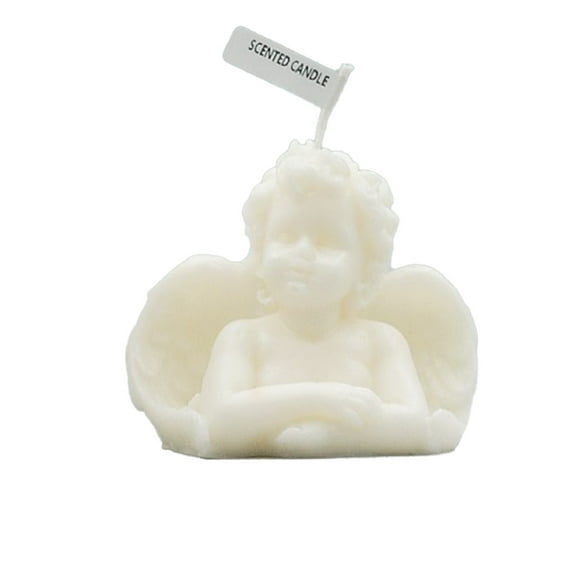 Angel teen Scented Soy-Paraffin Candle, Hand-Poured Smile Figurine for Home Bedroom Bathroom, 3-5 Hour Burn Time, Elegant Gift for Wedding teen Shower, Decorative Aromatherapy Accent, 1X Candle
