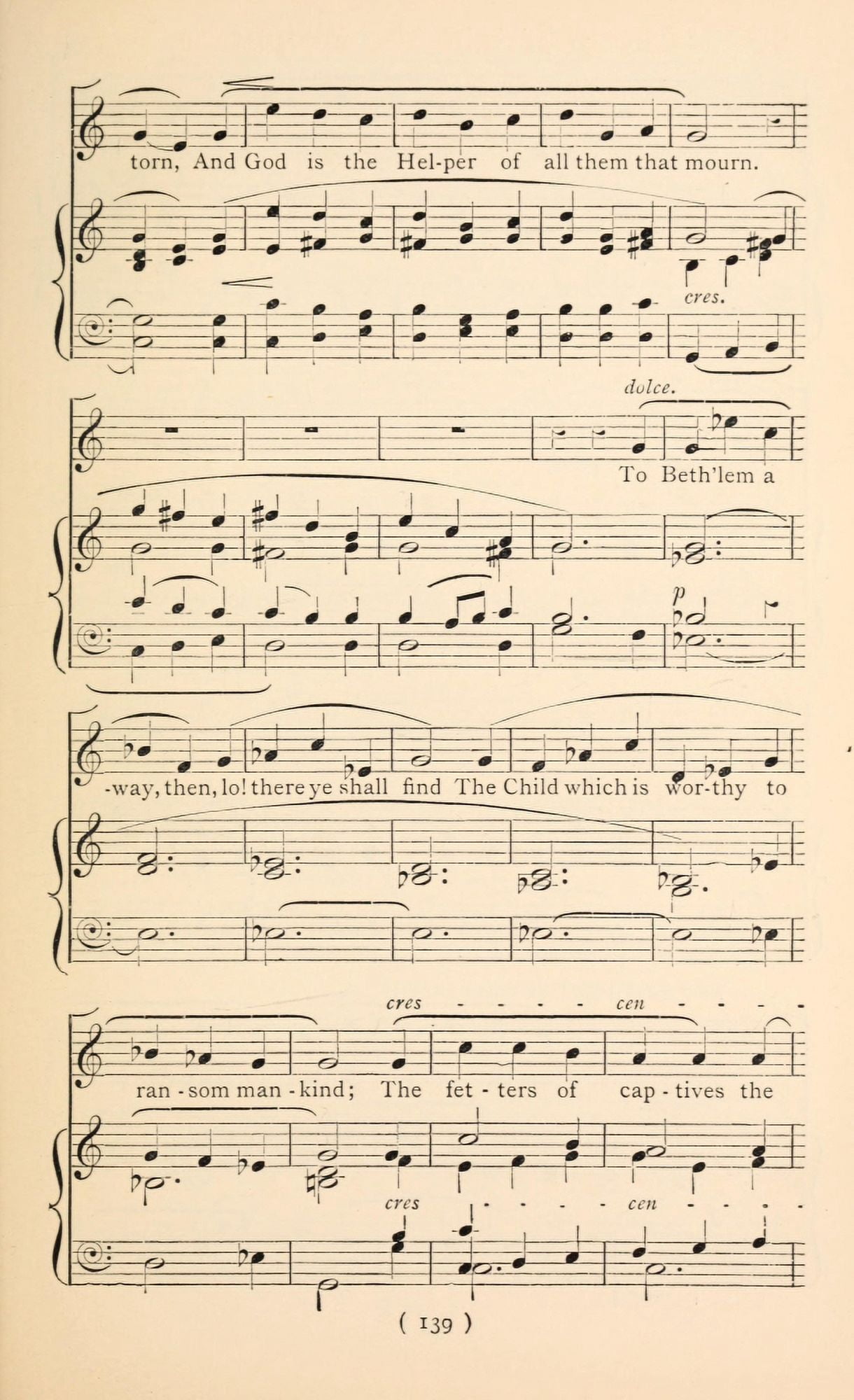 Angel & the Shepherds 2 Christmas Carols New & Old 1850 Canvas Art - (24 x 36)