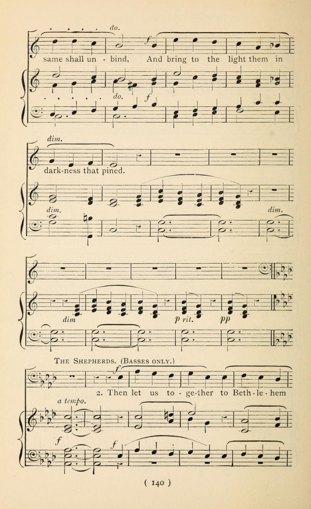 Angel & the Shepherds 3 Christmas Carols New & Old 1850 Canvas Art - (24 x 36)