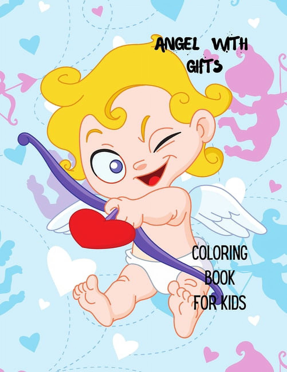 Angel with Gifts coloring book for kids: Angel with Gifts coloring book for KIDS (Paperback)