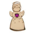 thumbnail image 1 of Angel with Heart Birthstone Ornament, February, 1 of 3