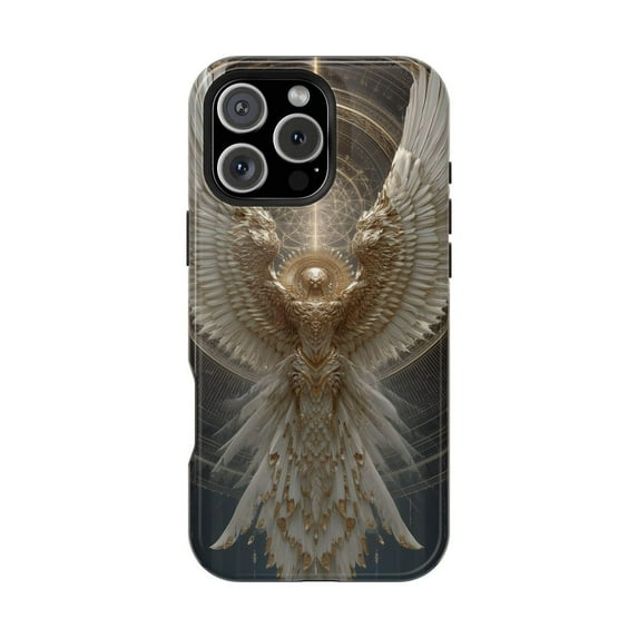 Angel with White Wings and Golden Aura Spiritual Artwork Case for ...
