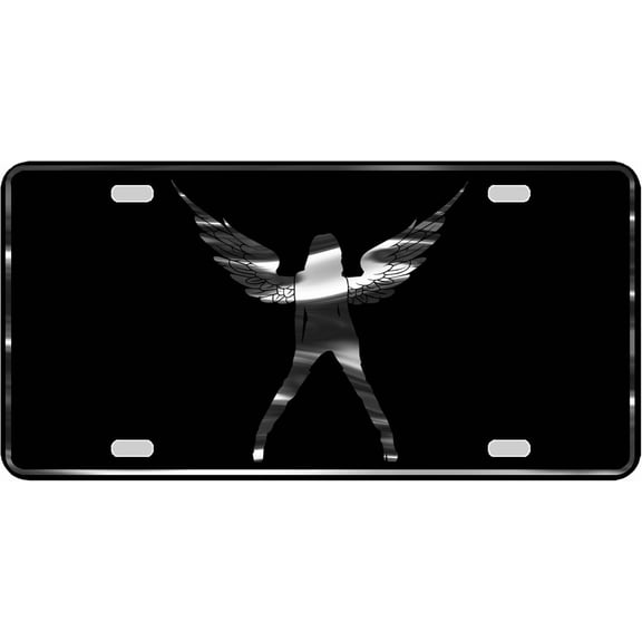 Angel with Wings Christian, Religious Heavy Duty Aluminum License Plate S14