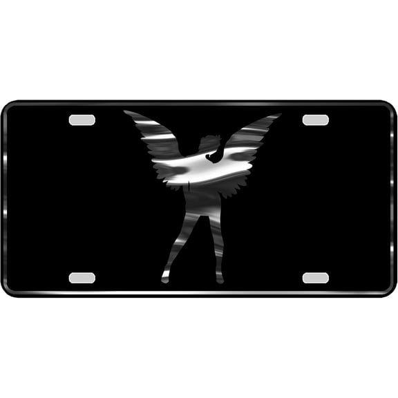 Angel with Wings Christian, Religious Heavy Duty Aluminum License Plate S3