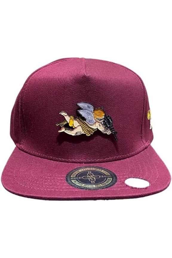 Angel with machine gun cherry cap