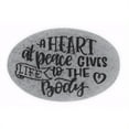 thumbnail image 1 of AngelStar 137251 A Heart at Peace Gives Life to the Body Proverb Stone, 1 of 3