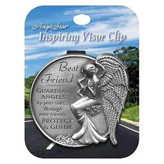AngelStar 15691 Best Friend Guardian Angel Visor Clip Accent, 2-1/2-Inch