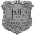 AngelStar with Faith Visor Clip, 21/2 Inches High,Gray