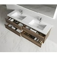 thumbnail image 1 of Angela 72″ Wall Mount Vanity With Integrated Sink, 1 of 14