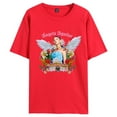 thumbnail image 1 of Angela Aguilar Inspired Unisex T-Shirt Cotton-Blend Summer Short Sleeve Casual Streetwear Tee for Men & Women,L,Red, 1 of 5