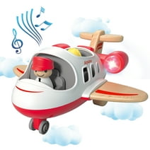 Angela&Alex Airplane Toys, Planes Toys with Sound and Light,  Airplane Gift for Boys Girls  3 4 5 6 Years Old