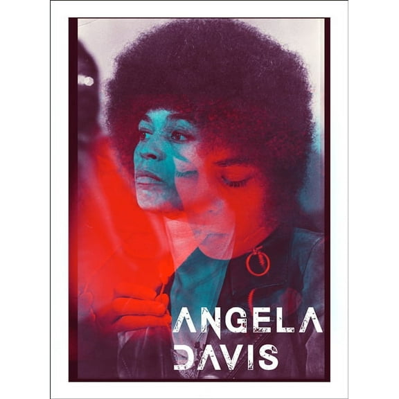 Angela Davis Poster 1970's Retro Wall Art Print (18x24)