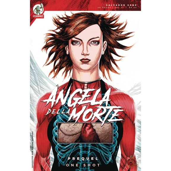 Angela Della Morte Prequel One Shot Red 5 Comics - Stonebot Comic Book