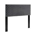 thumbnail image 1 of Angela Full/Queen Performance Velvet Headboard - Charcoal, 1 of 8