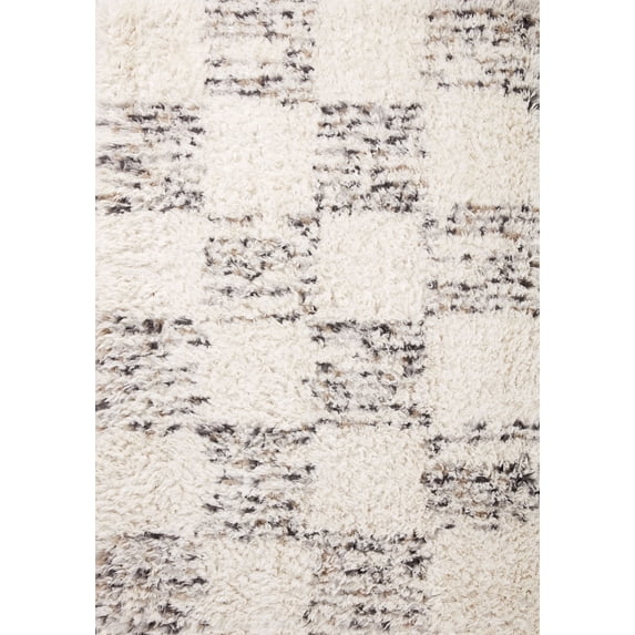 Angela Rose x Loloi Amira Ivory / Granite 6'-7" x 9'-6" Area Rug