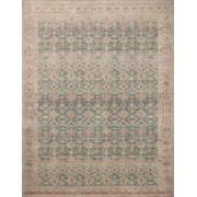Angela Rose x Loloi Aubrey Aqua / Sand 2-3 x 3-9 Accent Rug