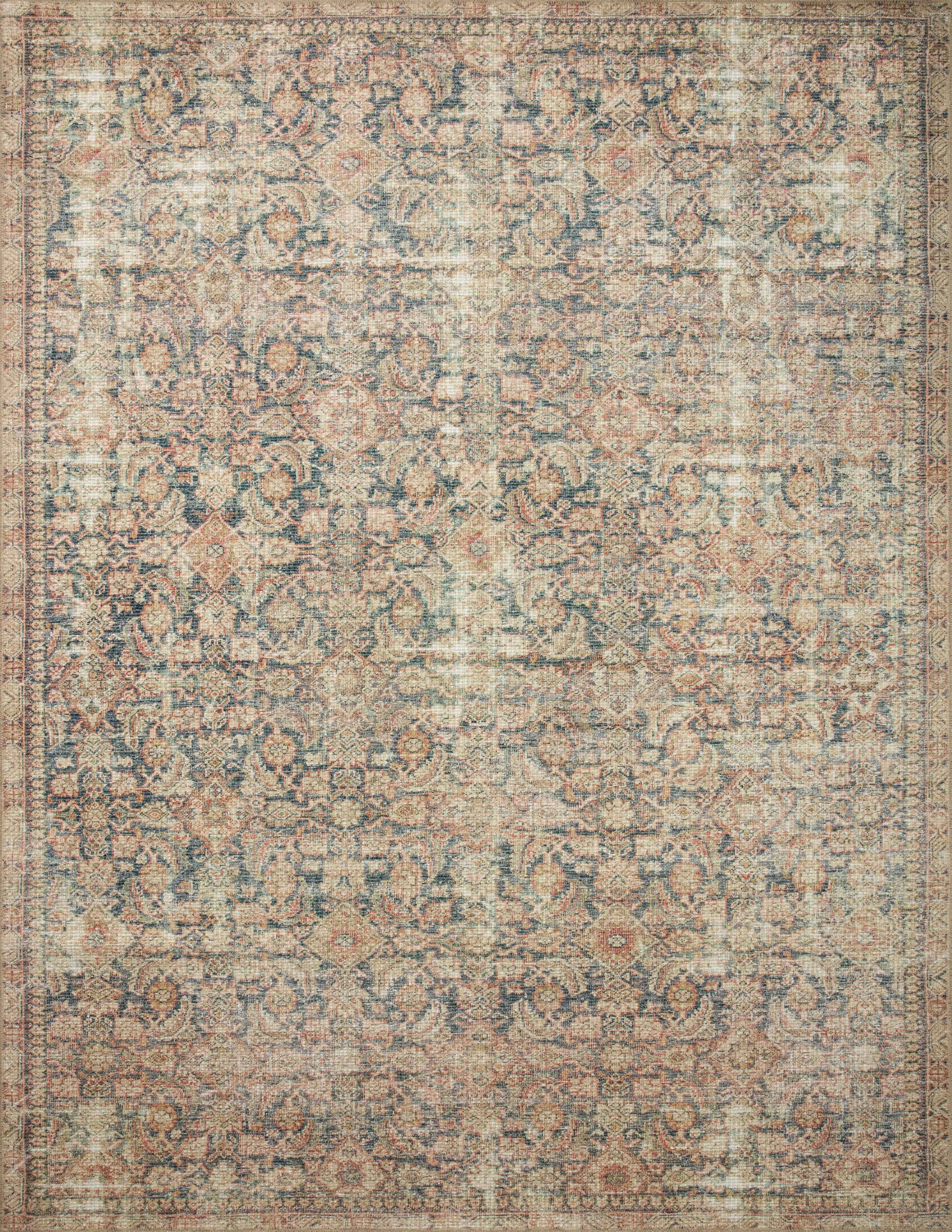 Angela Rose x Loloi Aubrey Navy / Multi 2'-3" x 3'-9" Accent Rug