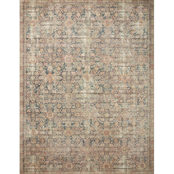 Angela Rose x Loloi Aubrey Navy / Multi 2'-3" x 3'-9" Accent Rug