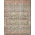 thumbnail image 1 of Angela Rose x Loloi Aubrey Ocean / Spice 2'-6" x 9'-6" Runner Rug, 1 of 11