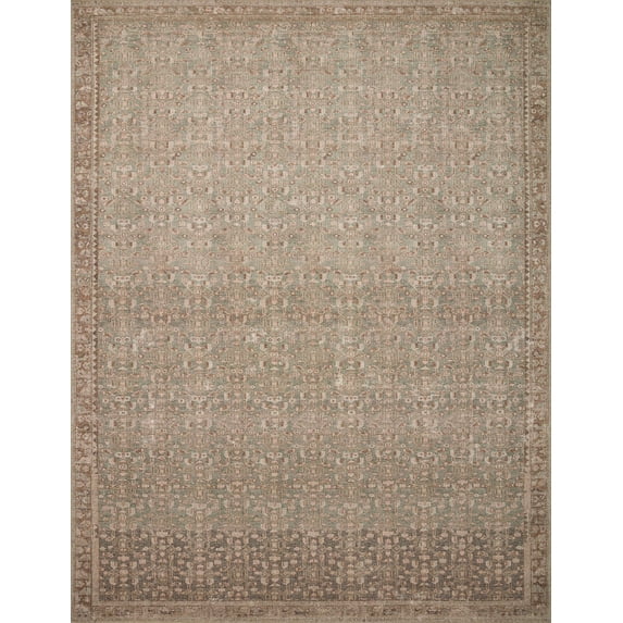 Angela Rose x Loloi Aubrey Sage / Bark 5'-0" x 5'-0" Round Area Rug