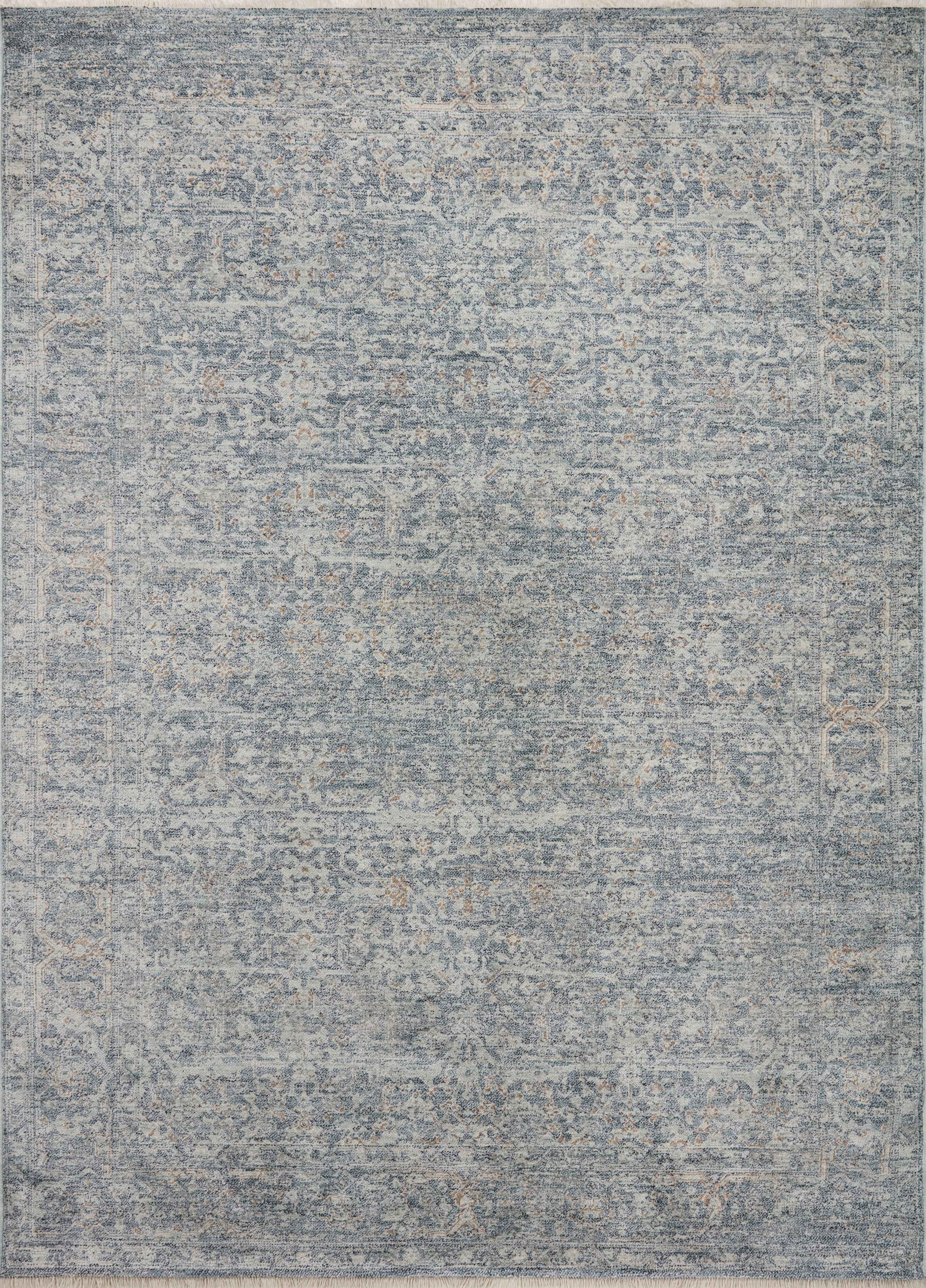 Angela Rose x Loloi Blake Denim / Taupe 2'-7" x 10'-0" Runner Rug