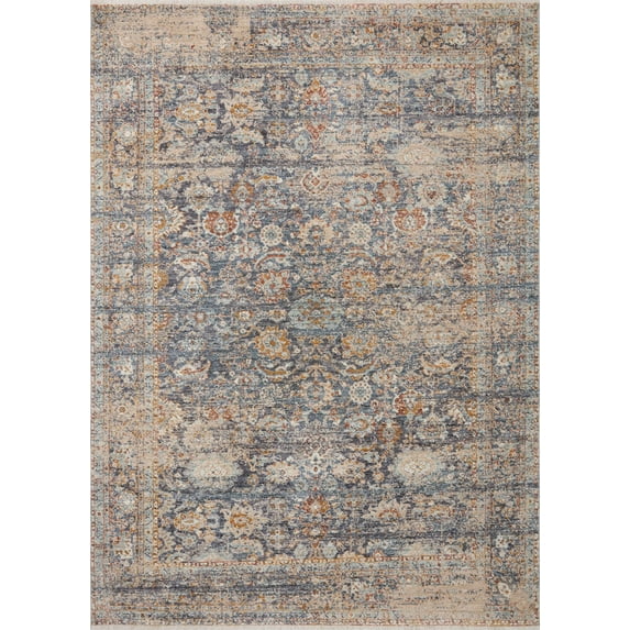 Angela Rose x Loloi Blake Navy / Multi 2'-7" x 13' Runner Rug