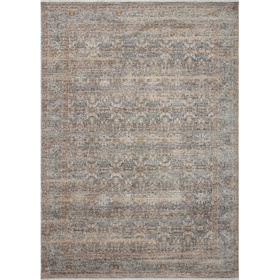 Angela Rose x Loloi Blake Ocean / Mocha 18" x 18" Sample Rug