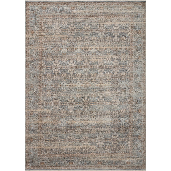 Angela Rose x Loloi Blake Ocean / Mocha 18" x 18" Sample Rug