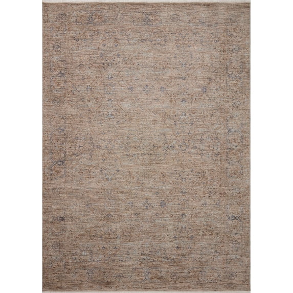 Angela Rose x Loloi Blake Taupe / Blue 2'-7" x 8'-0" Runner Rug