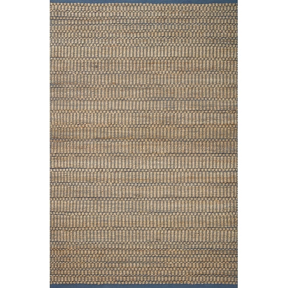 Angela Rose x Loloi Colton Natural / Navy 18" x 18" Sample Rug