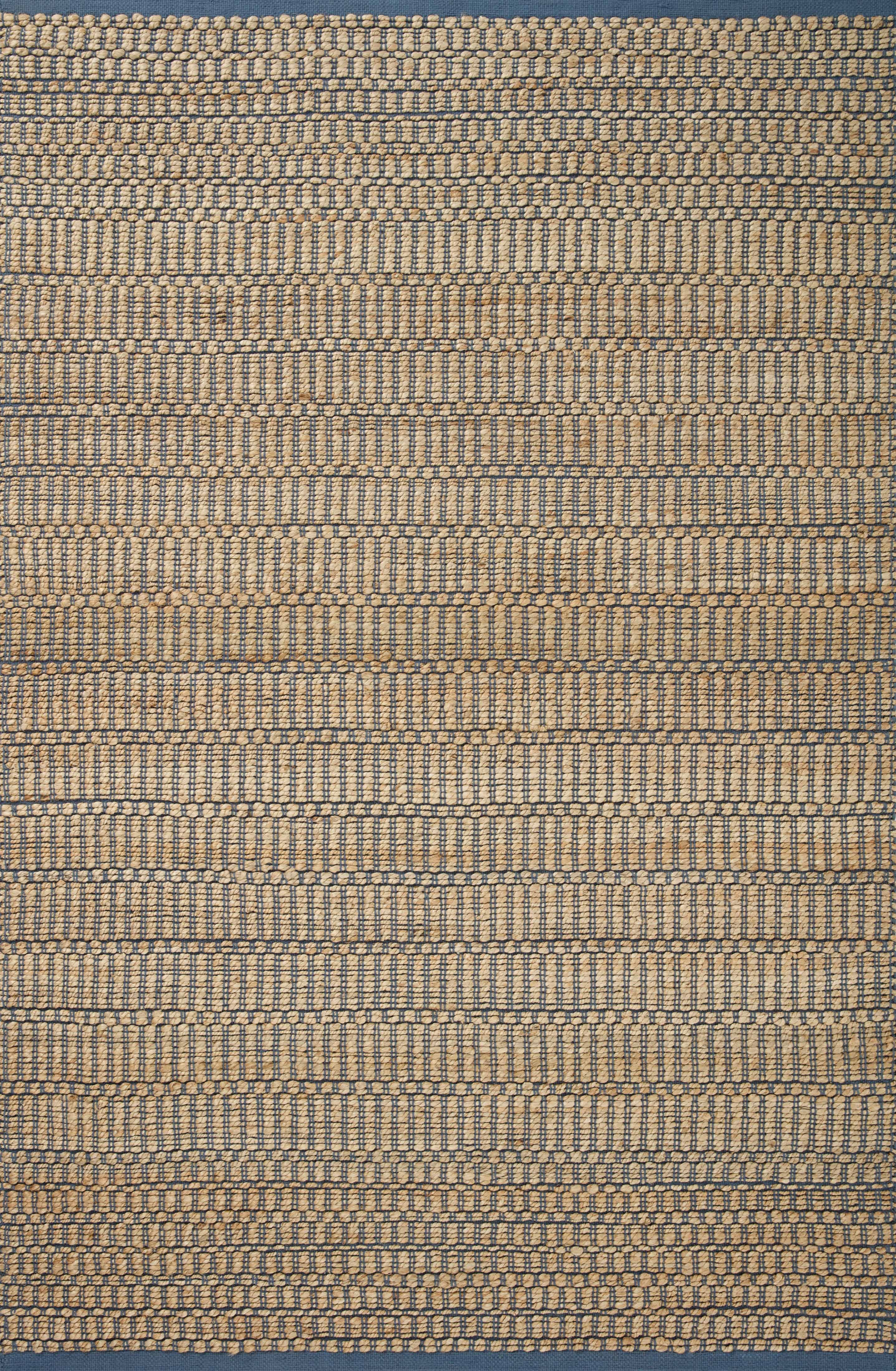 Angela Rose x Loloi Colton Natural / Navy 2'-0" x 3'-0" Accent Rug