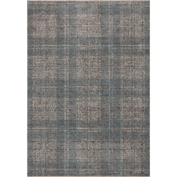 Angela Rose x Loloi Ember Denim / Charcoal 5'-3" x 7'-6" Area Rug