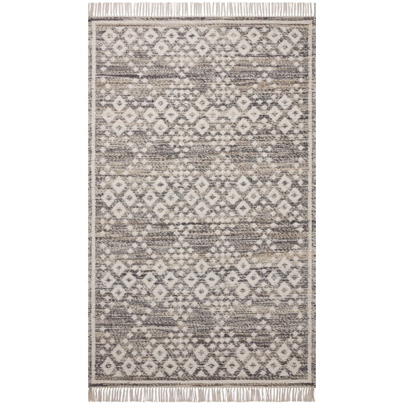 Angela Rose x Loloi Rivers Denim / Ivory 3'-6" x 5'-6" Accent Rug
