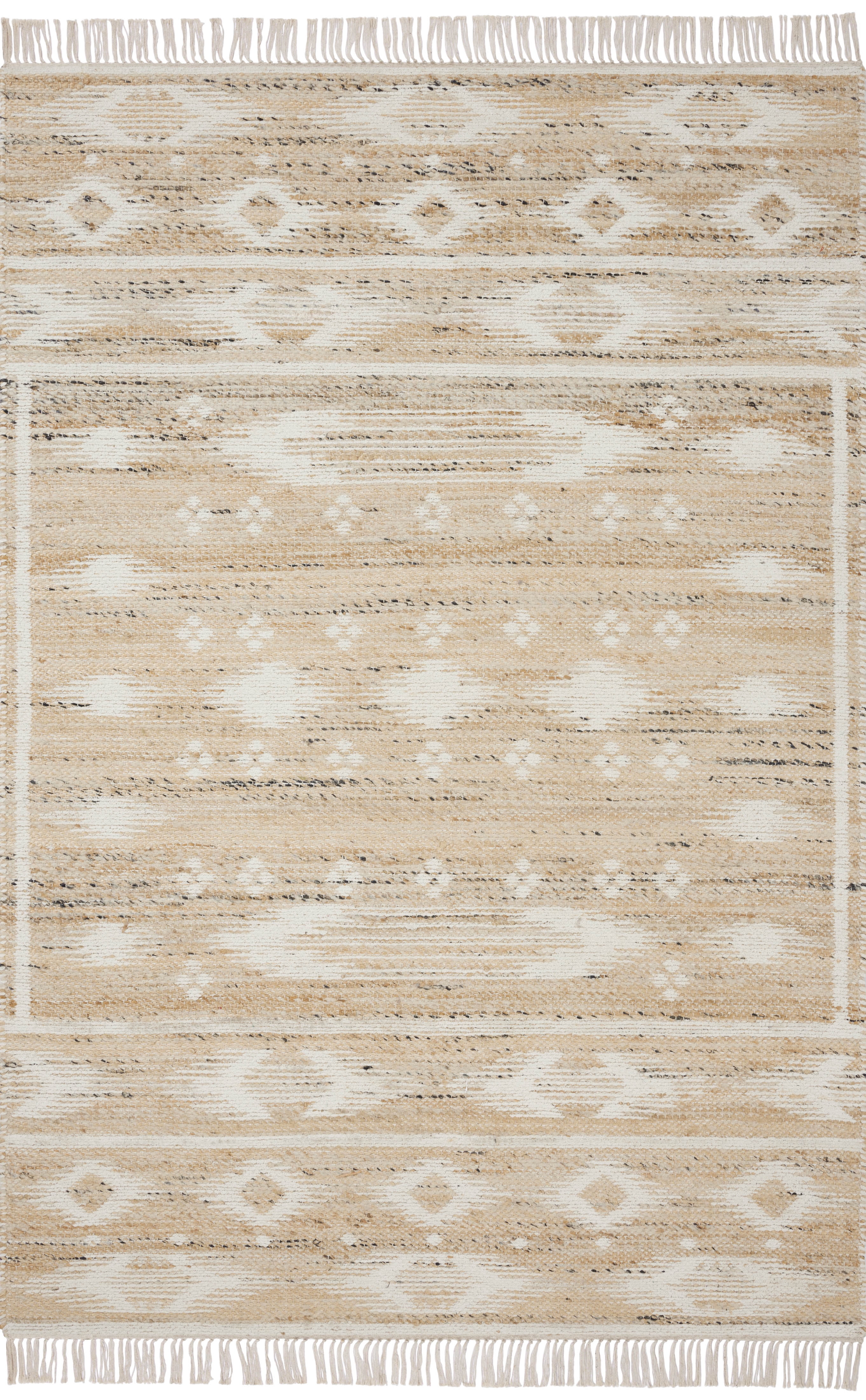 Angela Rose x Loloi Rivers Natural / Ivory 2'-6" x 7'-6" Runner Rug