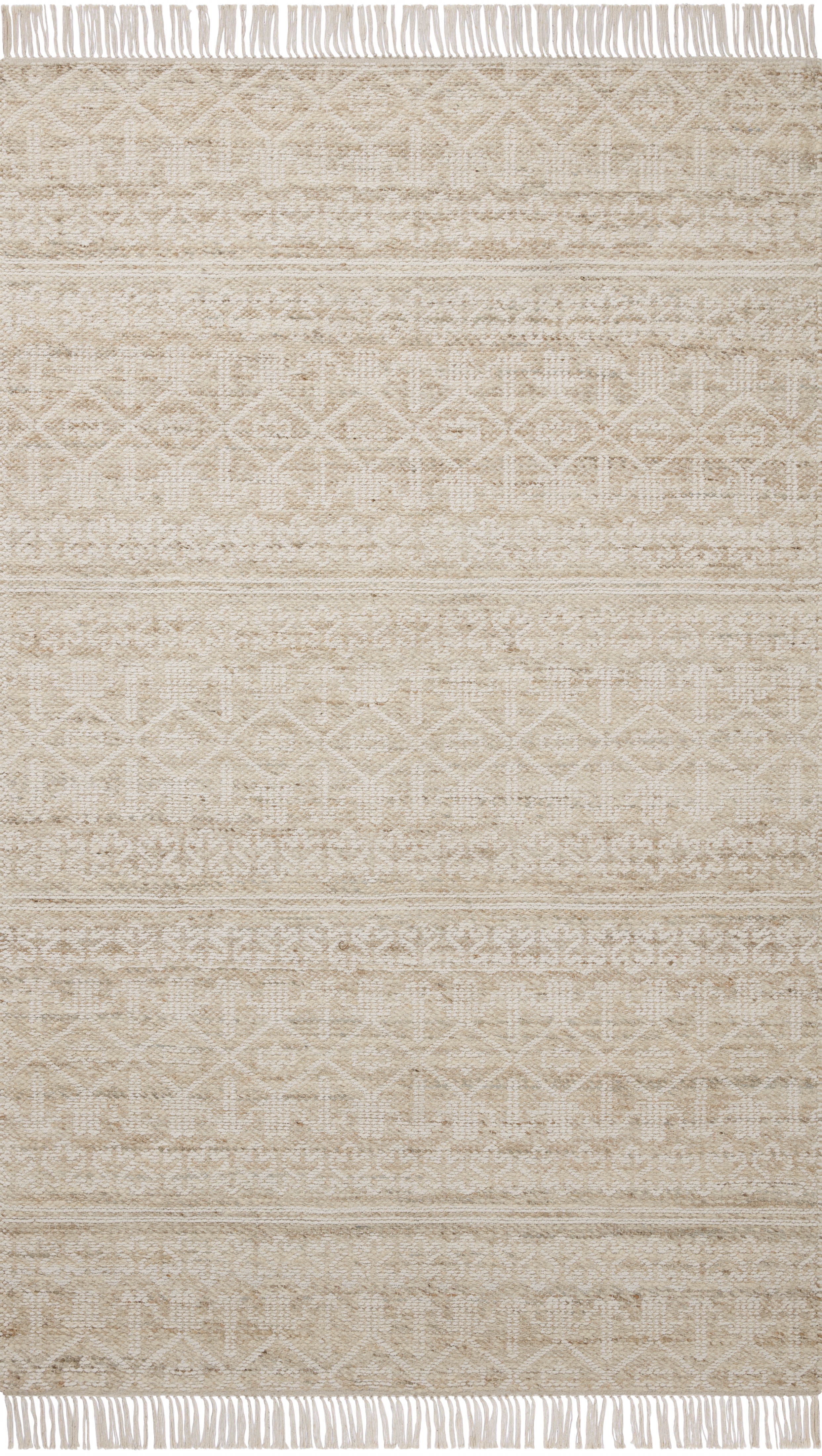 Angela Rose x Loloi Rivers Sand / Ivory 5'-0" x 7'-6" Area Rug